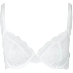 Tchibo - Bügel-BH mit Spitze - Damen - Gr. 80C - weiß