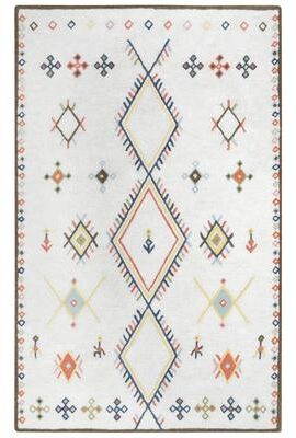 NAVATEXTURA Catawba Southwest Geometric Diamond Rug