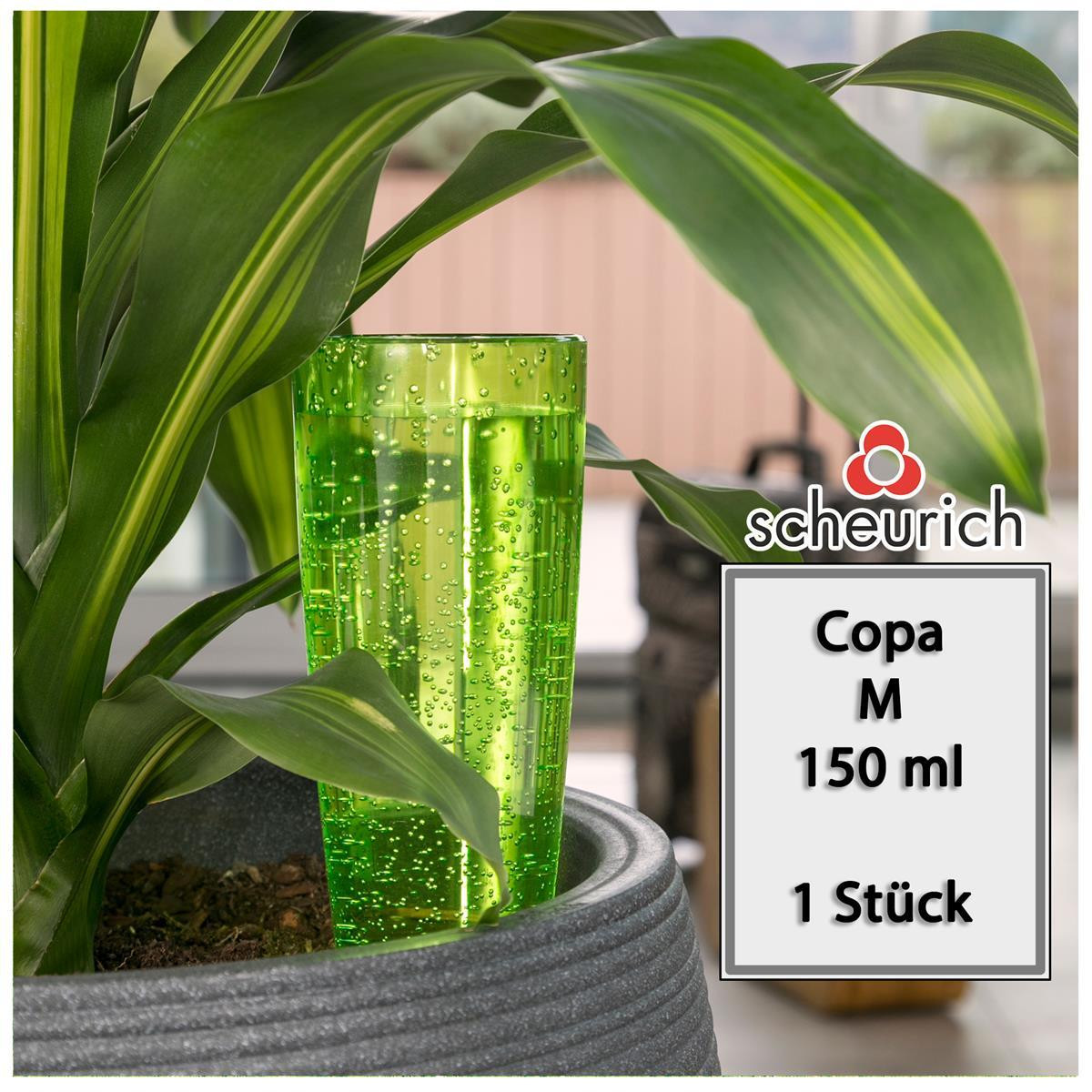 Scheurich Copa M waterreservoir, groen, 150 ml
