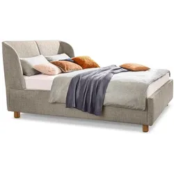 Segmüller Werkstätten Polsterbett CarlaLS Stoff Grau 200 x cm