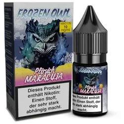 Frozen OWL Pfirsich Maracuja NicSalt Liquid 10ml / 10mg