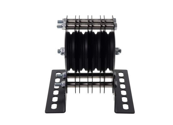Doughty T42813 100mm Standard Quad Umlenkrollen Set