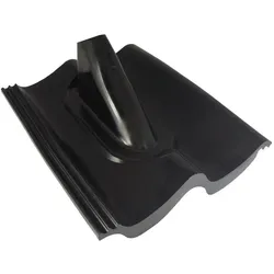 Televes Kunststoffziegel KSZ60DS Frankfurter Doppel S schwarz, TV Zubehör, Schwarz
