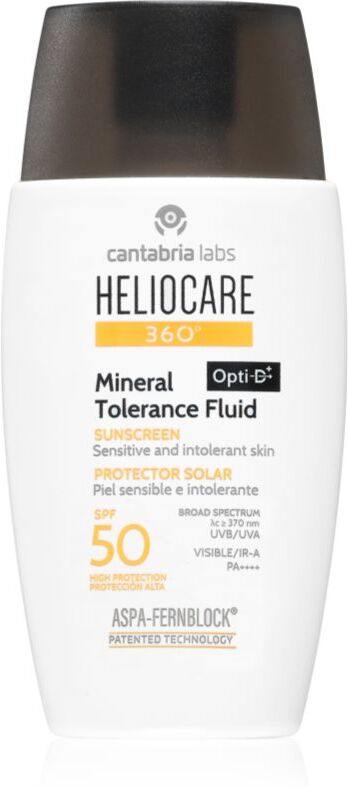 Heliocare 360° Mineral Tolerance Fluid schützendes mineralisches Gesichtsfluid SPF 50 50 ml