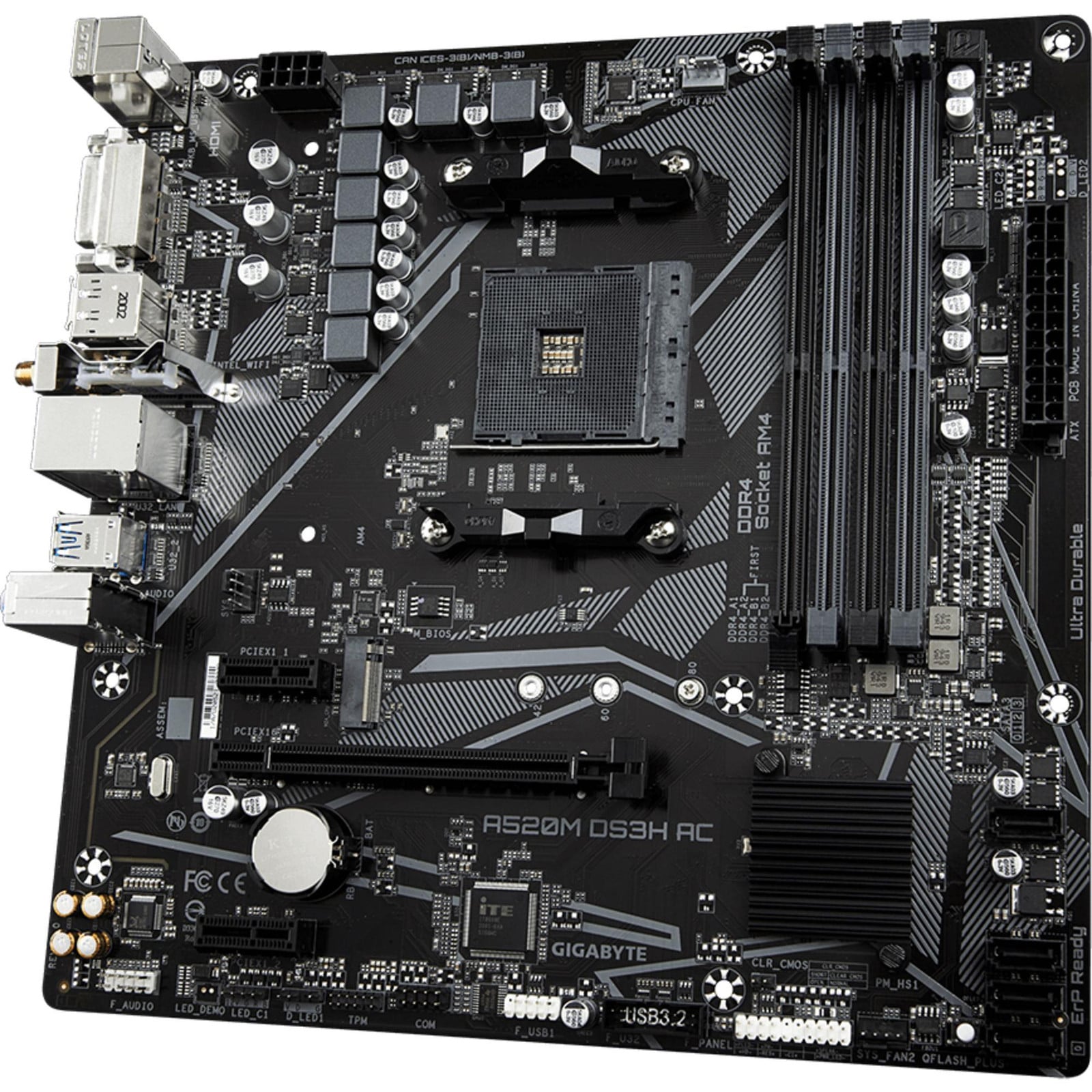 Gigabyte GiBy A520M DS3H AC moederbord