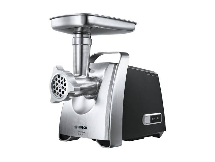 BOSCH Fleischwolf MFW68660 rz/ , silber (schwarz, silberfarben), B:19,9cm H:25,4cm T:2,5cm, Zerkleinerer, Fleischwolf