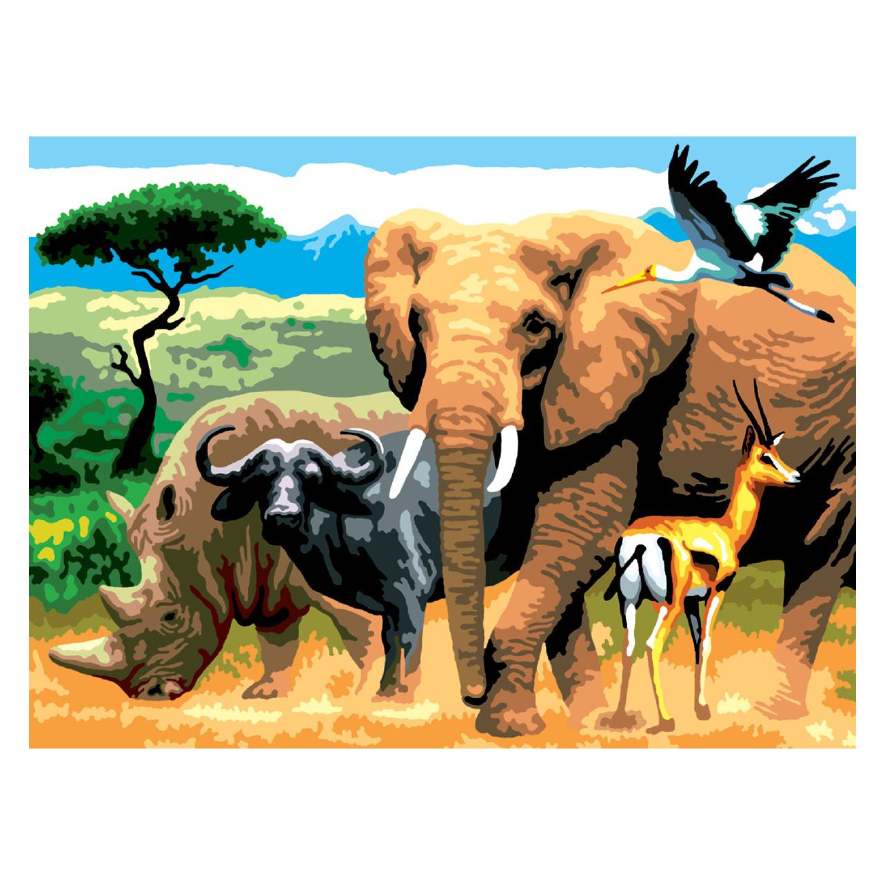 Magni Malen nach Zahlen Junior Afrikanische Tiere (32835266)