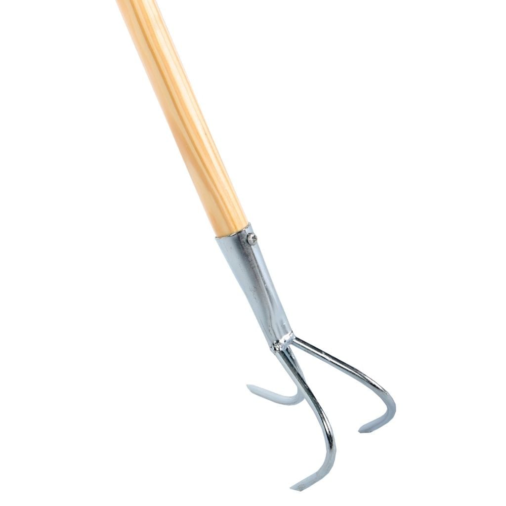 Talen Tools mini-tuinkrabber compleet met 75 cm verzinkte steel