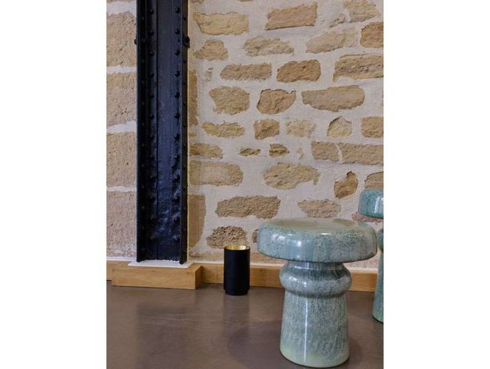 Tobo F140 Stehlampe, schwarz, Höhe 28 cm – DCW Éditions - Wohnzimmer - Metall