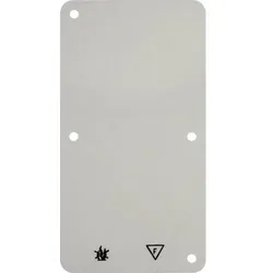 Hager Bodenplatte für AP-Rahmen 2fach 82x153mm
