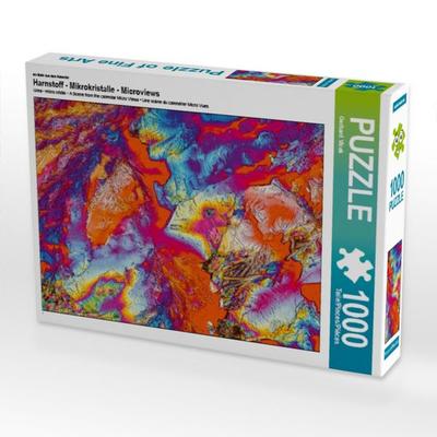 CALVENDO Puzzle Harnstoff - Mikrokristalle - ein Motiv aus dem Kalender Microviews | 1000 Teile Lege-Größe 64 × 48 cm Foto-Puzzle für glückliche