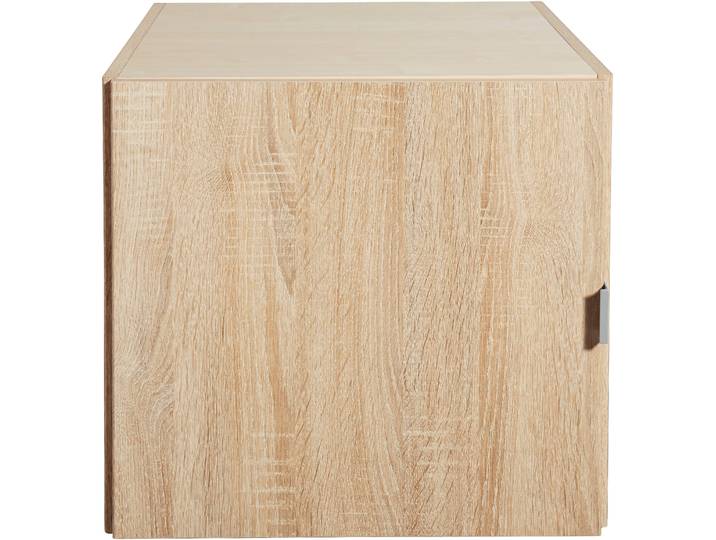Schrankaufsatz PRIESS Schrankoberteil, Aufsatzschrank Madrid , braun (struktureichefarben hell), B:48cm H:43cm T:54cm, Holzwerkstoff, Möbelaufsätze, Schrankaufsatz, Schafft zusätzlichen Stauraum bei Schrankserie Madrid