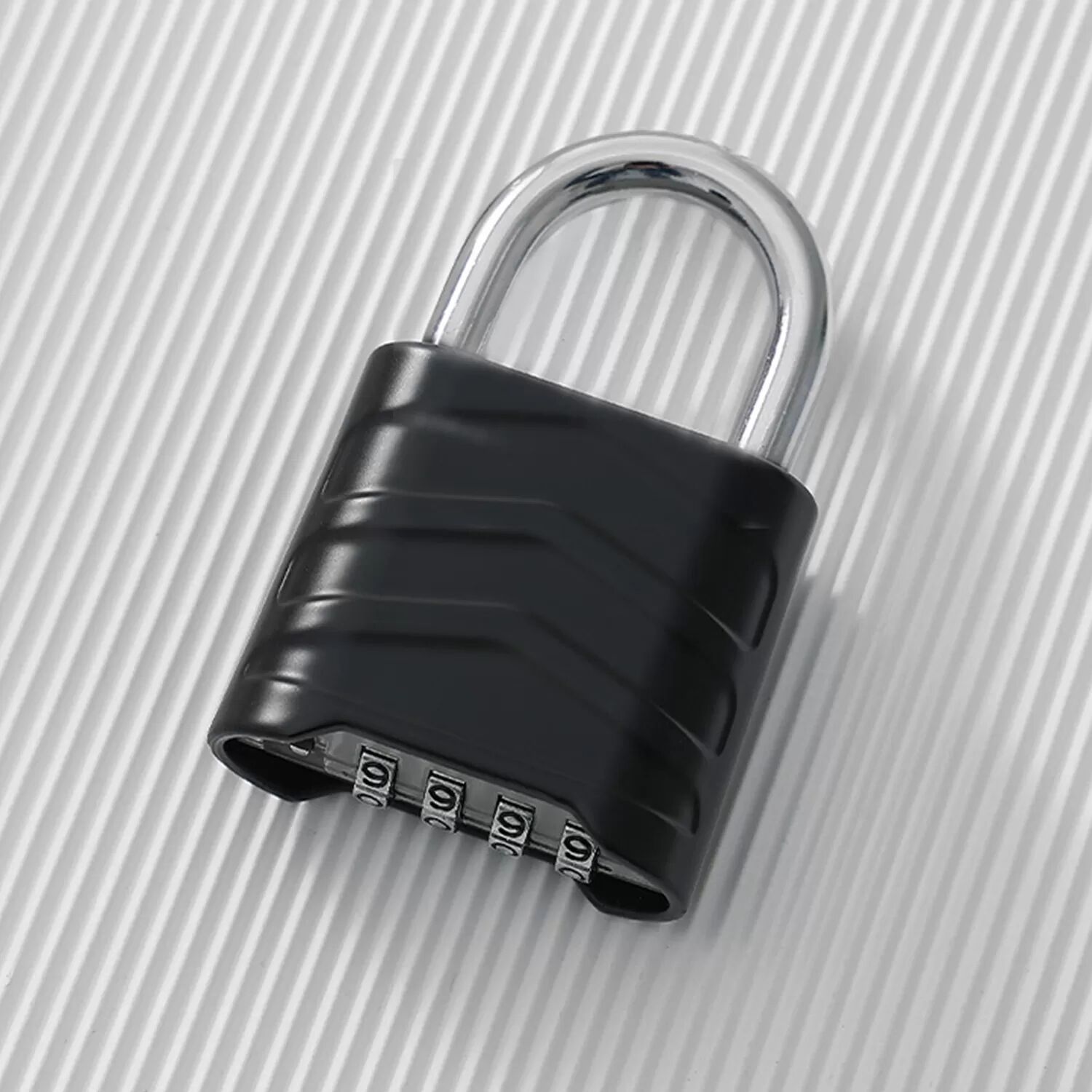 INF Cadenas à combinaison, ouverture inférieure Le noir