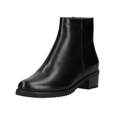 Stiefelette EVERYBODY "Everybody Stiefelette Leder", Damen, Gr. 38, schwarz, Leder, Schuhe Stiefelette