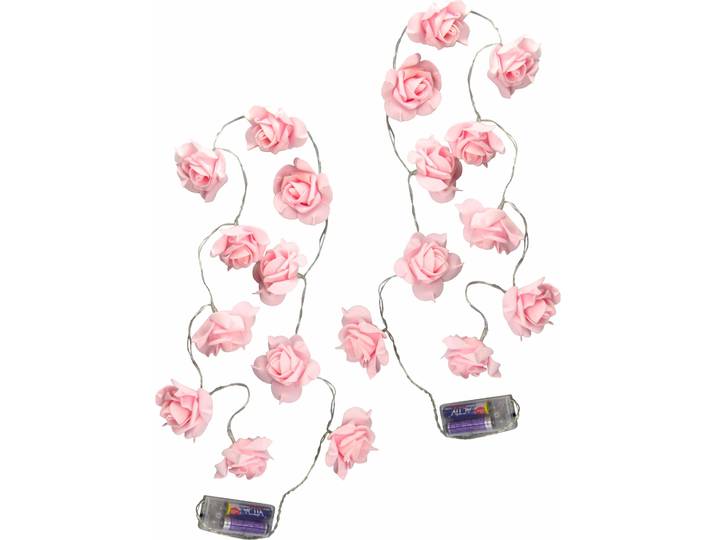 LED-Lichterkette I.GE.A., rosa, Ø:6cm, Lichterketten, LED-Lichterkette