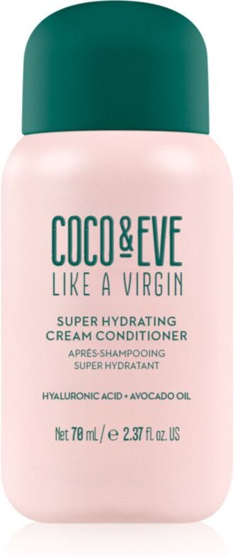 Coco & Eve Like A Virgin Super Hydrating Cream Conditioner après-shampoing hydratant pour des cheveux brillants et doux 70 ml