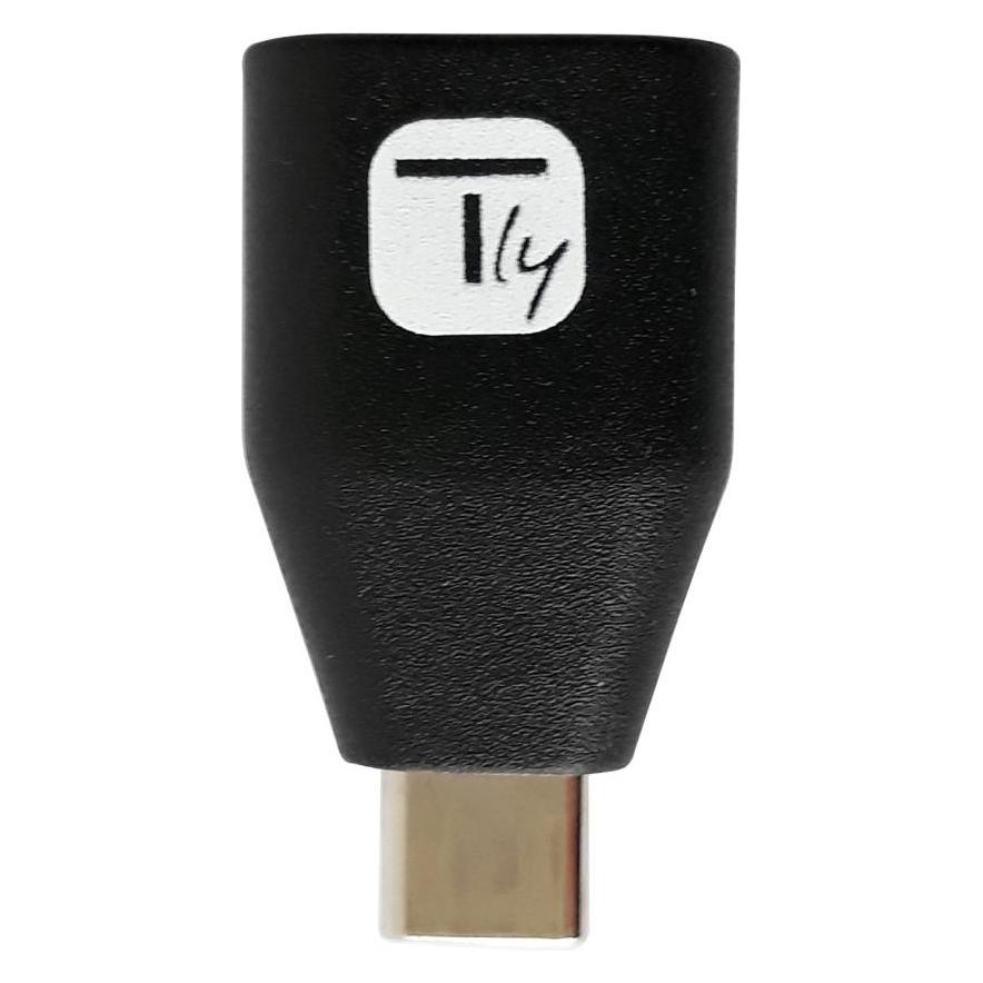 Techly Adapter USB-C M to USB-A F schwarz (USB-A, USB-C) (IADAP-USB30-CMAFTY)