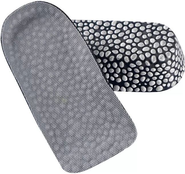 INF Schwarze Einlegesohlen 3,5cm - Atmungsaktiv, Komfortabel für Alltag, 1 Paar L