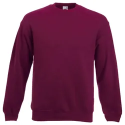 Sweatshirt "F324" Classic Set-In - XL - burgundy