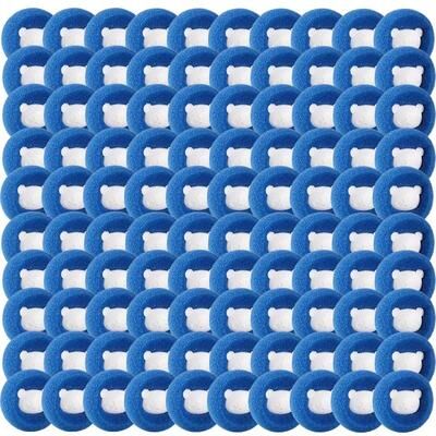 Inspire Select Magic Laundry Ball Kit Reusable Pet Hair Remover & Clothes Hair Catcher For Washing Machines blue 100pcs