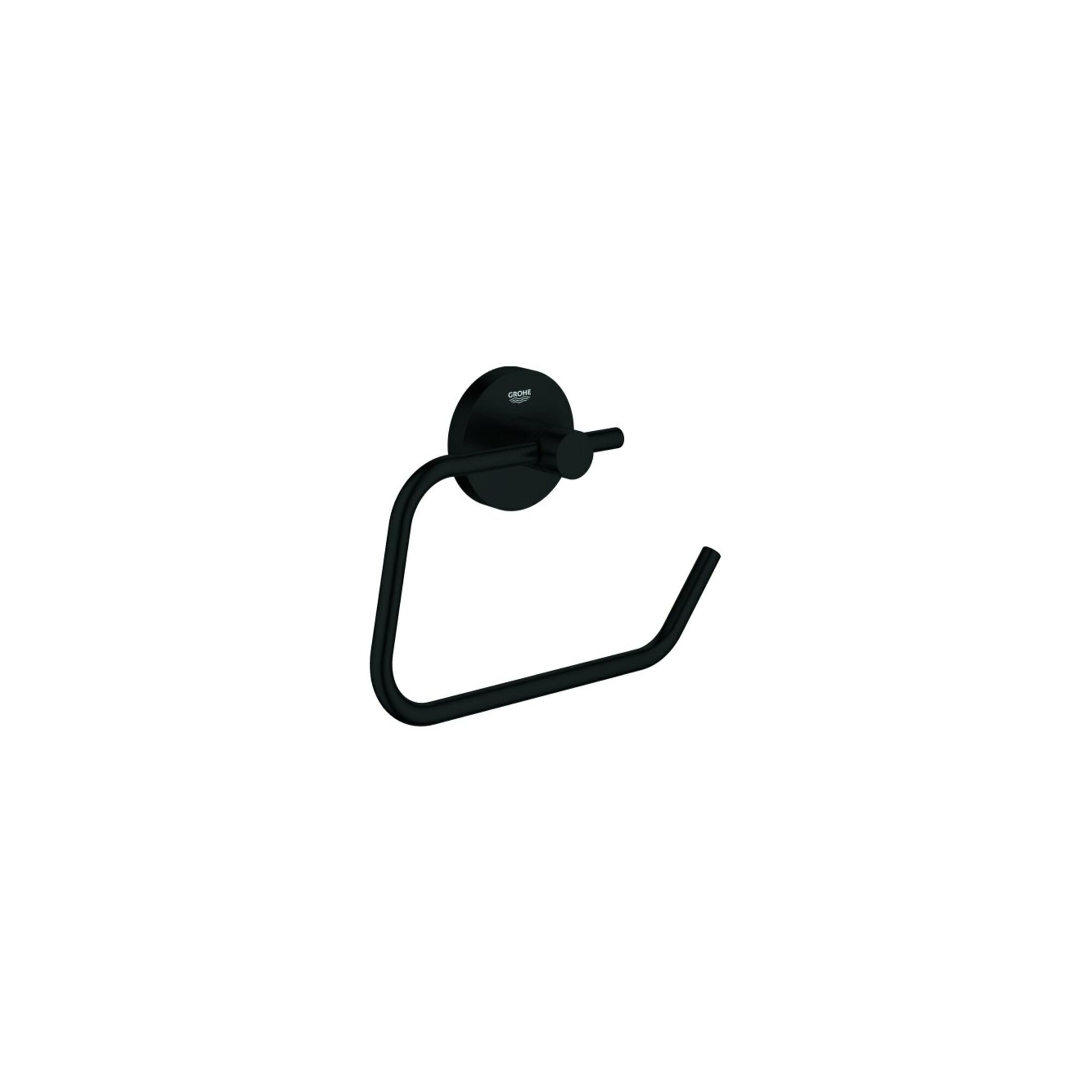 Grohe WC-Papierhalter Essentials o. Deck, verd. Befestigung, matt black (1024722430)