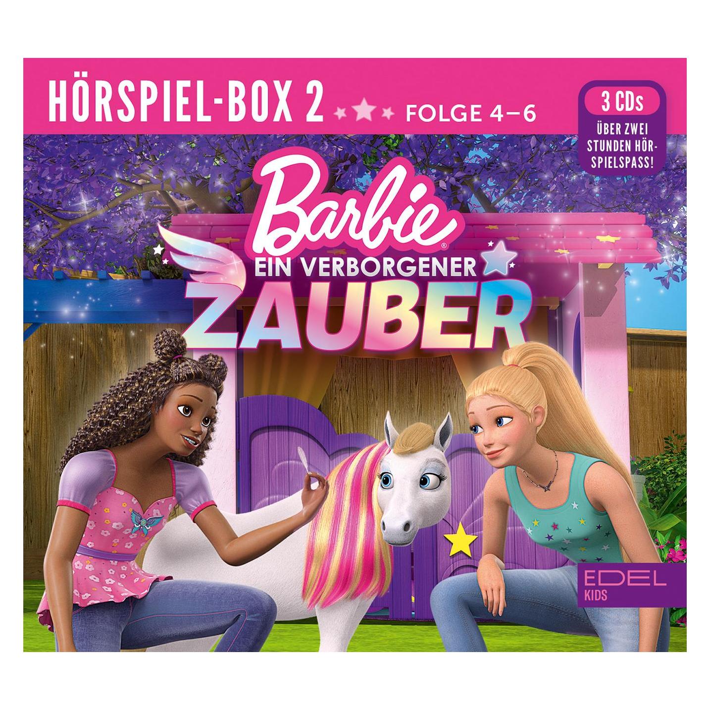 Edel:Kids Barbie - Ein verborgener Zauber Hörspiel-Box, Folge 4-6 (0219239KID)