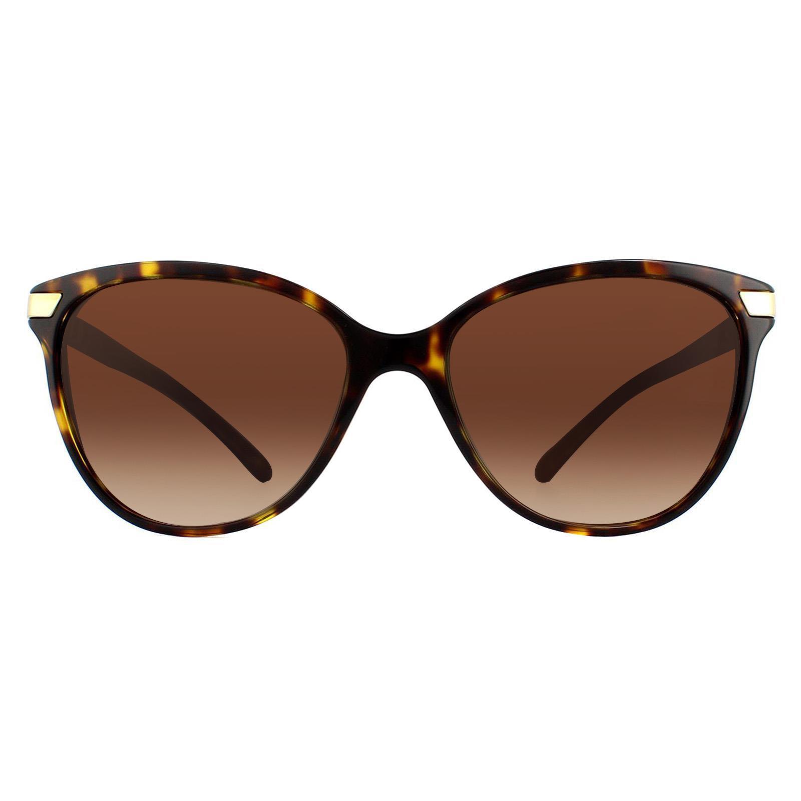 Burberry Lunettes De Soleil BE4216 300213 Sombre Havana Avec Dégradé Brun En Or