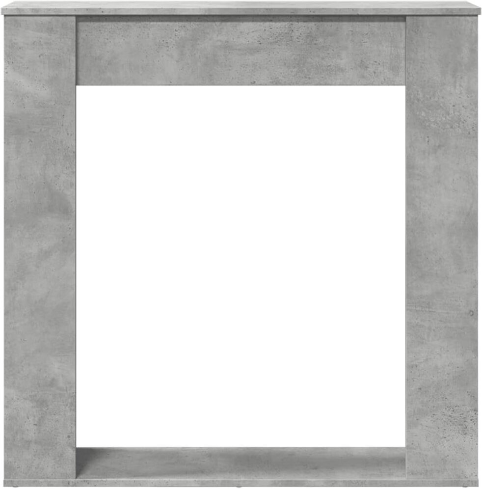 17 Stories Fireplace Mantel Surround Concrete Grey 100cm H X 100cm W X 20cm D