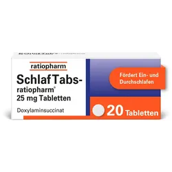 SchlafTabs-ratiopharm® 25 mg 20 St