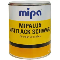 Mipalux HS Mattlack schwarz, Premium-Qualität 750ml
