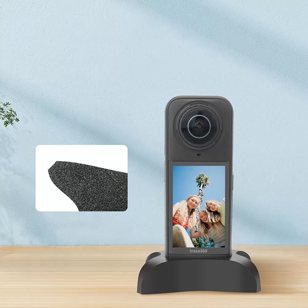 INF Silikonbasis für Insta360 X5 – Rutschfeste Halterung für Desktop-Aufnahmen