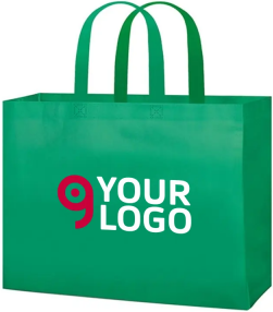 Borsa shopping Margaret in TNT 130g, soffietto, manici corti Personalizzate o neutre