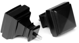 UTOPIA ALLEY Wall Mounted 5/8 Inch Curtain Rod - Adjustable Drapery Rods
