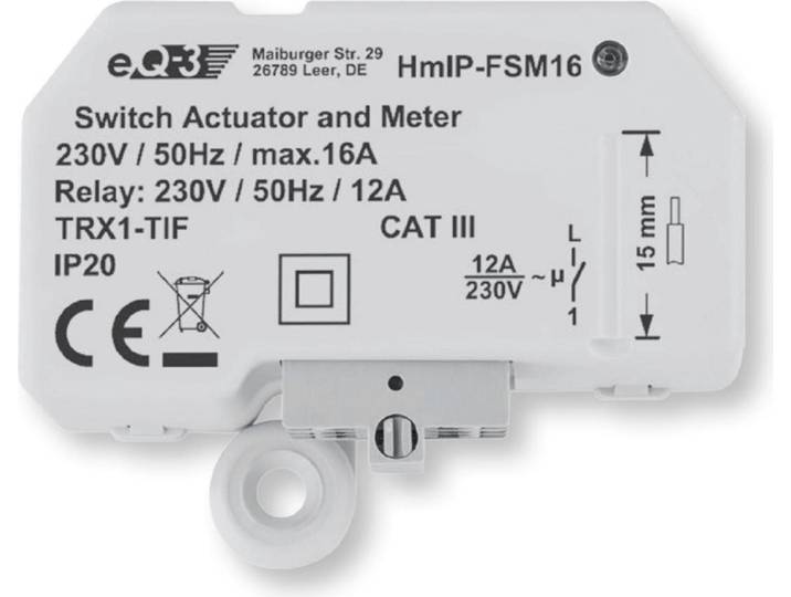Homematic IP HmIP-FSM16 Actionneur de commutation