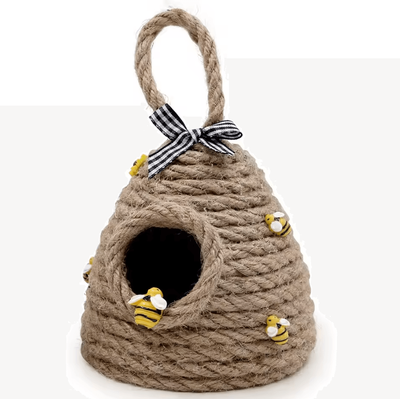 Inspire Curations Handmade Beehive Hanging Decor Bee Tiered Tray Decor For Farmhouse & Honey Bee Decorations type A