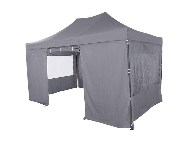 Siena Garden Pavillon, Metall, 450x330x300 cm, UV-beständig, Sonnenschutz, Pavillons
