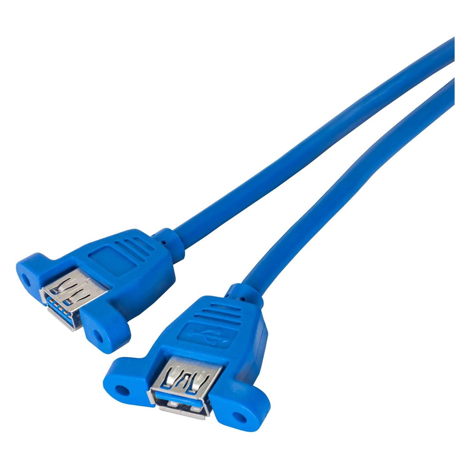 Akyga AK-CA-62 USB Kabel USB 3.2 Gen 1 (3.1 Gen 1) USB 3.0 19-pin 2 x USB 3.0 (0.65 m, USB 3.2 Gen 1) (AK-CA-62)