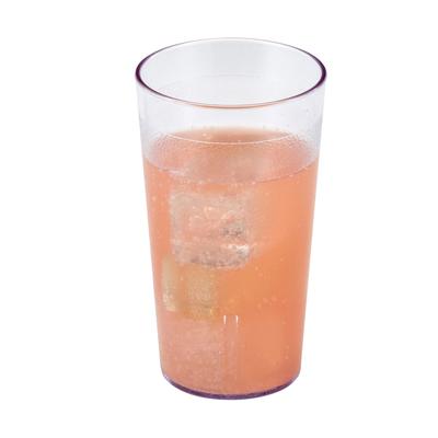 Cambro 1200P152 - SAN Colorware Trinkbecher 373 mL, texturierte Oberfläche, Durchsichtig, Höhe 13,2 cm