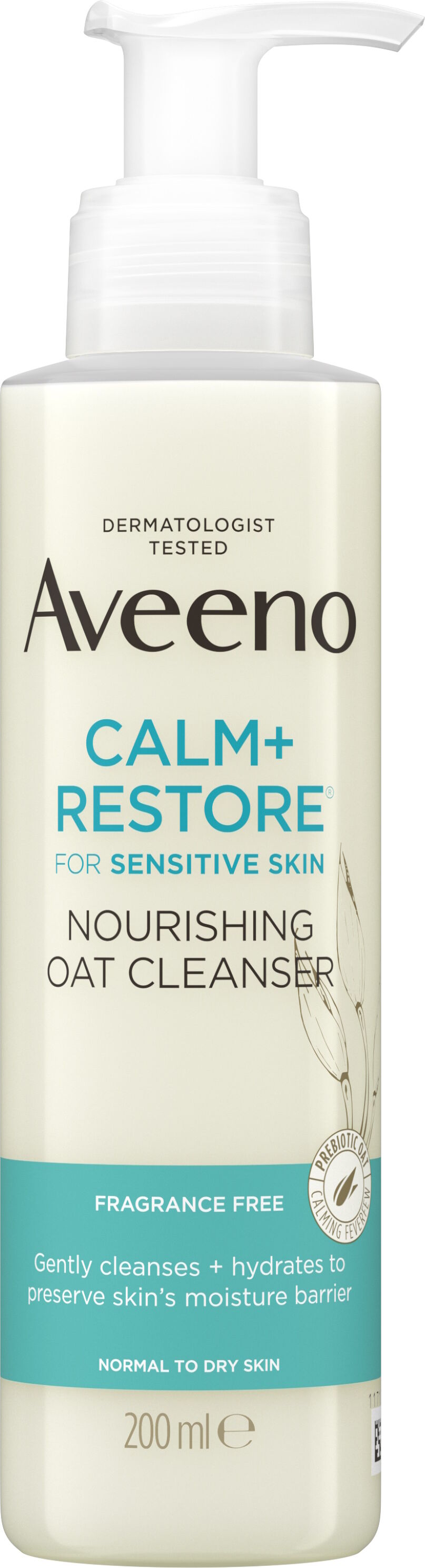 Aveeno Face Calm+Restore Nourishing Oat Cleanser 200 ml