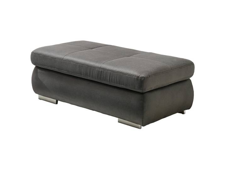 Beldomo Style Hocker, Grau, Metall, rechteckig, 129x47x64 cm, Goldenes M, Wohnzimmer, Hocker, Sitzhocker