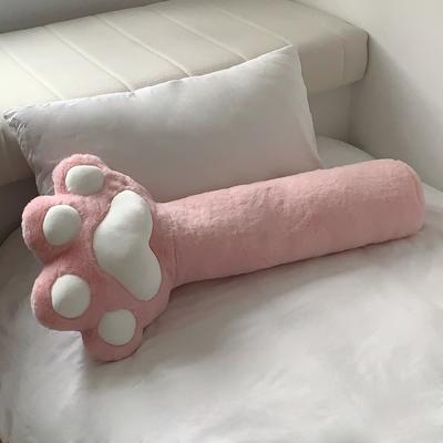 Trendy Discount Goods Very Soft Comfortable Cat Paw Throw Pillow Paw Long Cushion Leg Cushion Home Decor Washable Gifts pink