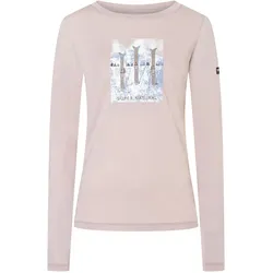 Super Natural, Damen, Funktionsshirt, Triple Ski (XS), Rosa