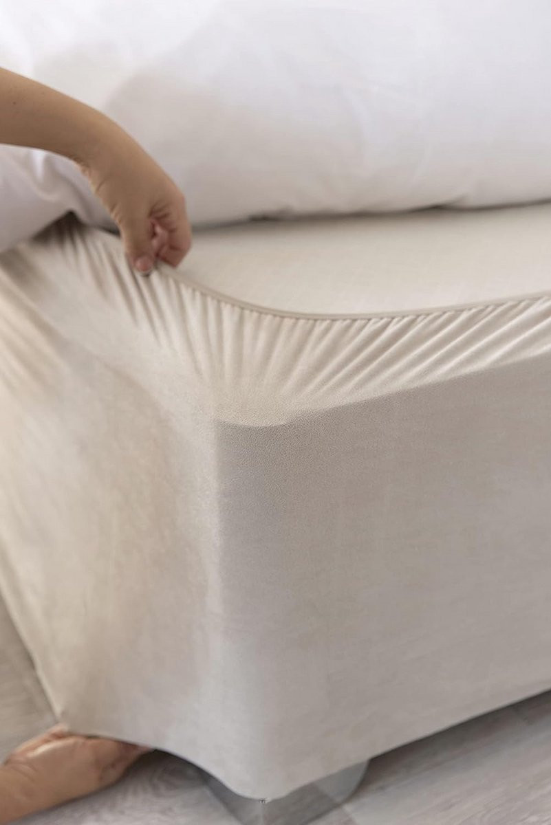 Elastische faux suède en stretch bedrok voor Twin/Twin XL boxspring covers