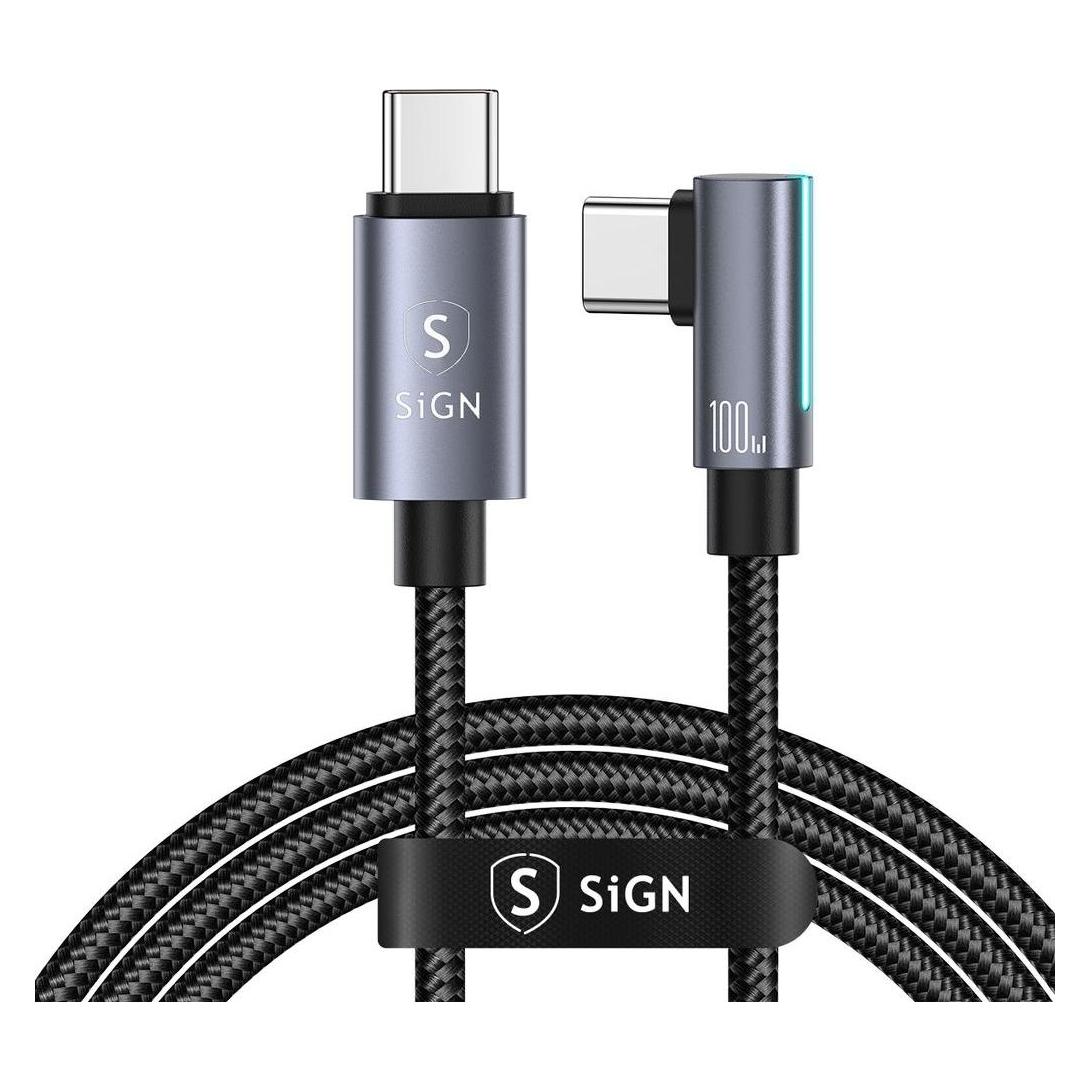 SIGN USB C - USB C (1.20 m, USB 3.2 Gen 2x2, 100 W) (SN-LSIP15P)