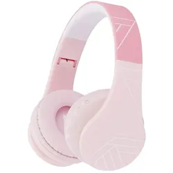 PowerLocus P1 wireless headphones for kids (pink)