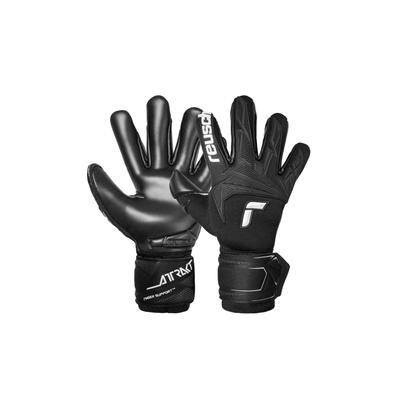 Torwarthandschuhe REUSCH "Attrakt Freegel Infinity Finger Support", Damen, Gr. 9, schwarz, 51% Latex, 22% Polypropylen, 17% Polyester, 7% Polyamid, 3% Lederimitat, Handschuhe, mit maximaler Sicherheit für die Finger