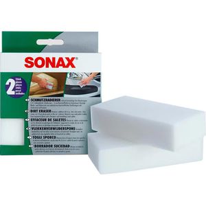 Sonax Schmutzradierer 04160000, Feinporiger Spezialschwamm für Autos, 2 Stück