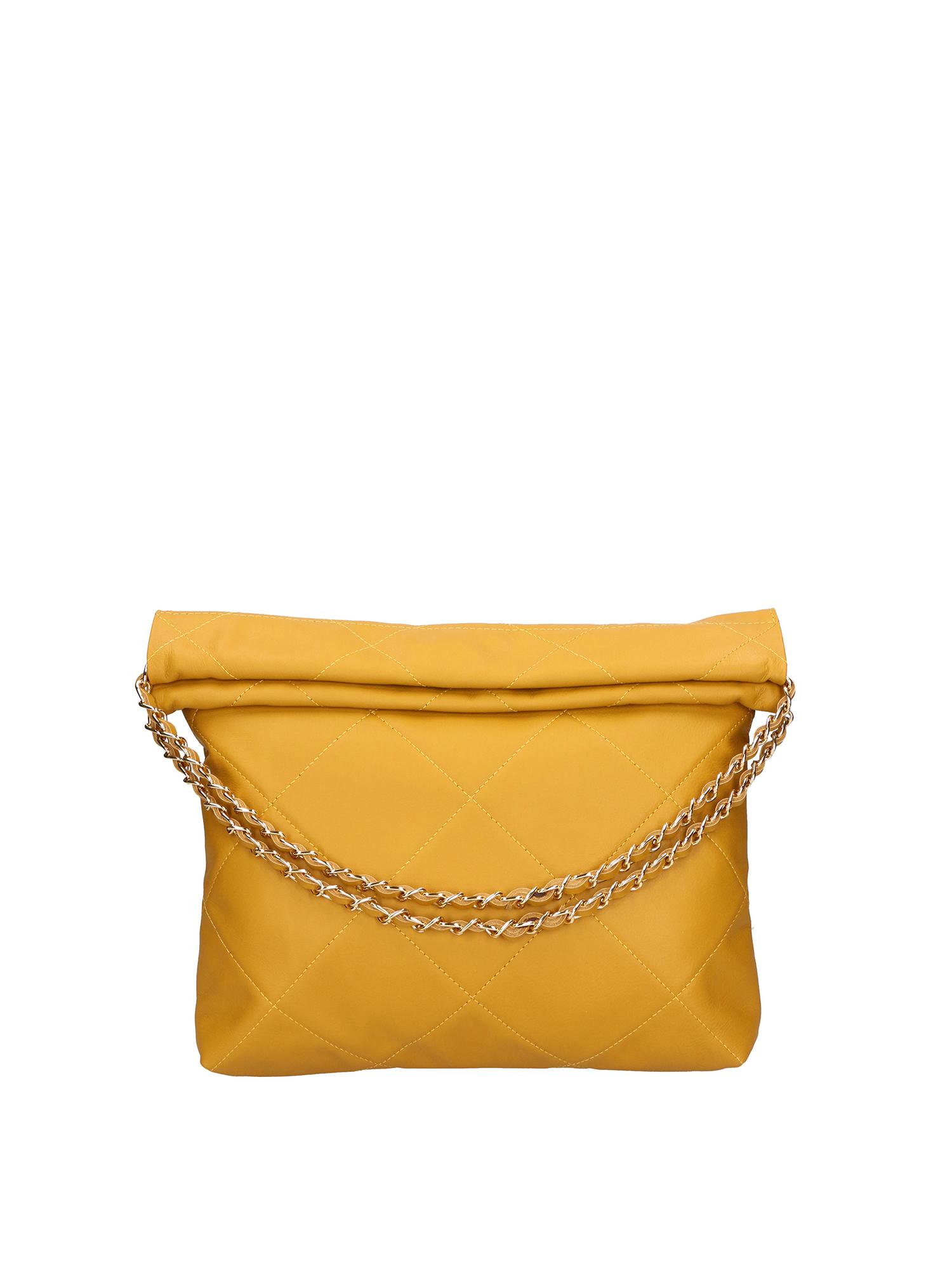 Gave Lux Schultertasche Frauen S36 MUSTARD