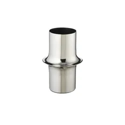 HOME STORY Vase   , silber , Edelstahl , Maße (cm): H: 23  Ø: 15