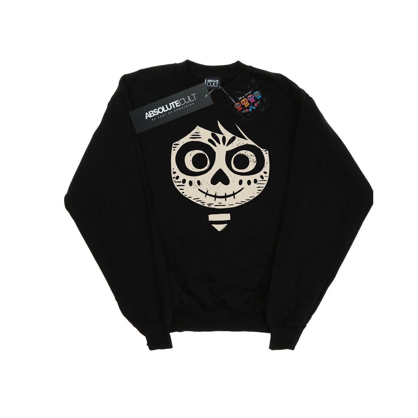 Disney Jongens Coco Miguel Skelet Gezicht Sweatshirt (Zwart)